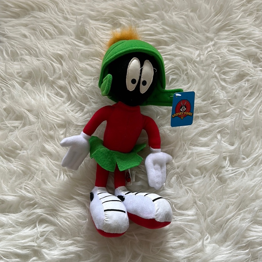 NWT Vintage Ganz Looney Tunes Warner Brothers Marvin The Martian Plushie